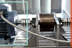 Zestaw maszynowy z silnikiem SynRM i silnikiem indukcyjnym klatkowym Zestaw maszynowy z silnikiem SynRM i silnikiem indukcyjnym klatkowym